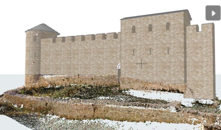 Виртуелни приказ утврђења Тумбарице